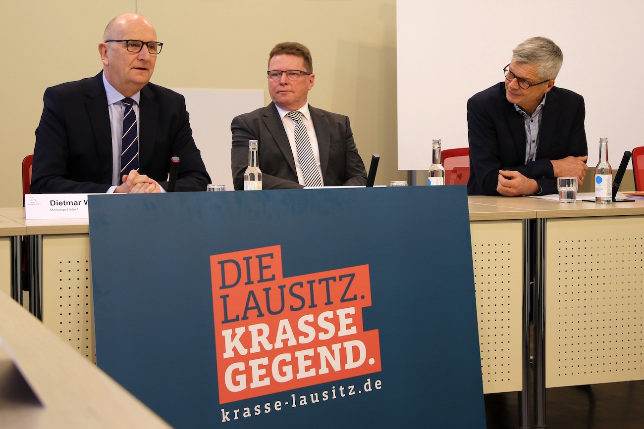 Gute Botschaften sind Chefsache: Am 28. Dezember 2022 startete Brandenburgs Ministerpräsident Dr. Dietmar Woidke die Kampagne „Die Lausitz. Krasse Gegend“ persönlich auf einer Pressekonferenz in der Potsdamer Staatskanzlei. 